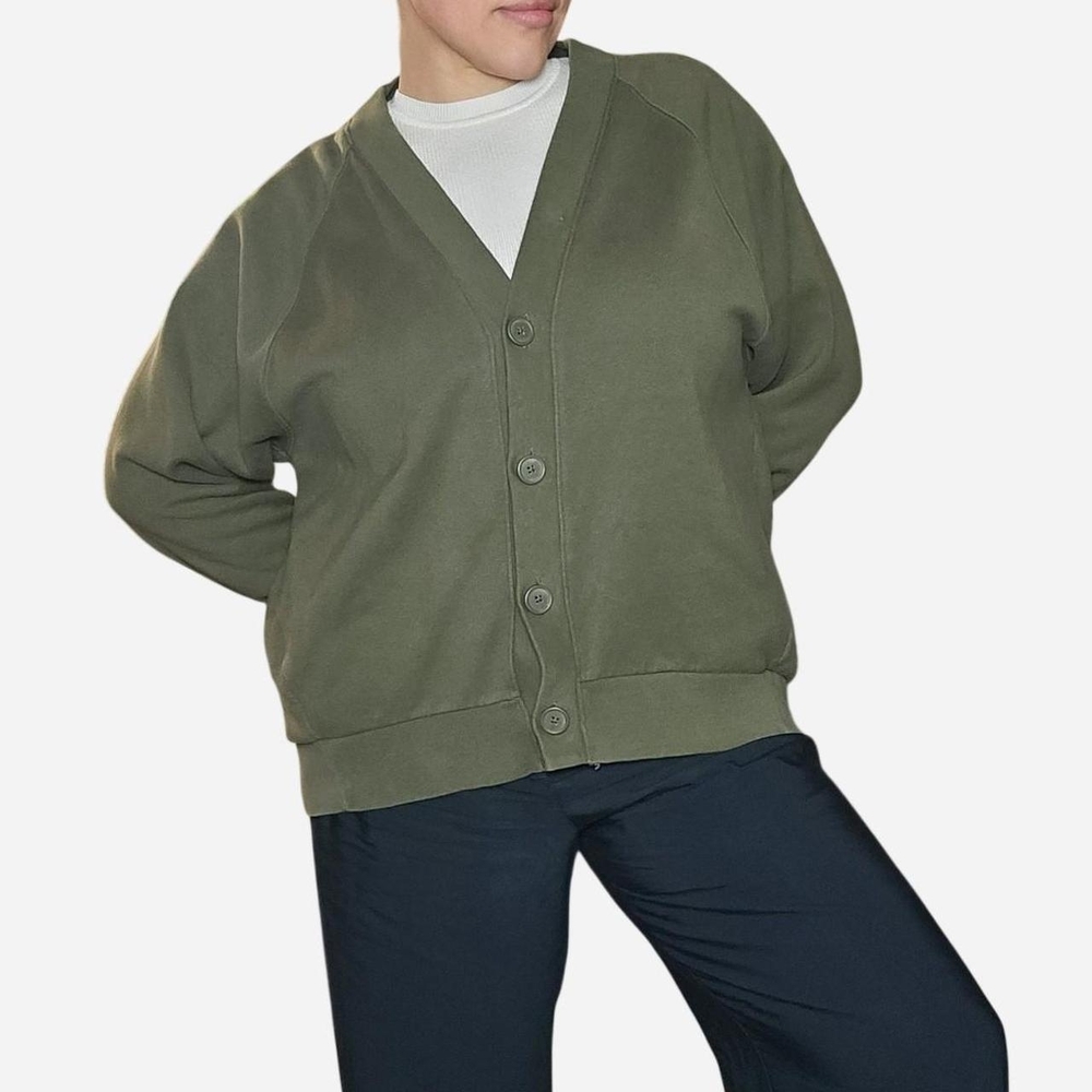 GAP Forest Green Knit Cardigan Oversized